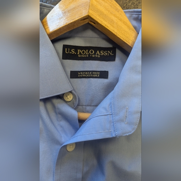 U.S. Polo Ass button down men's dress shirt sz 15.5 - Picture 4 of 6